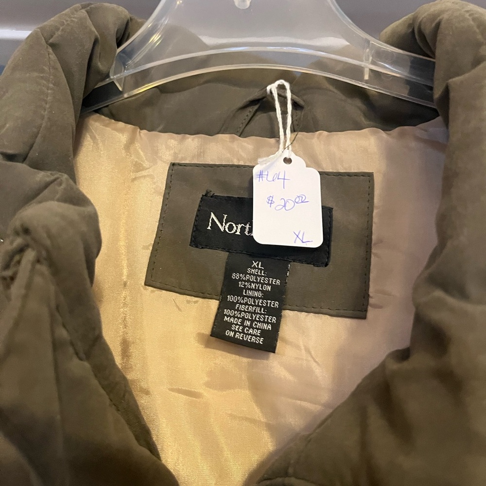 North Face Olive Green Jacket XL